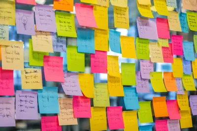 Colorful Sticky Notes for Office Planning