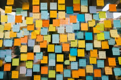 Colorful Sticky Notes for Office Planning