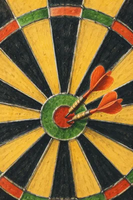 Bullseye Darts for Business Goal Achievement