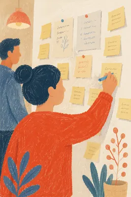 Collaborative Brainstorming With Sticky Notes