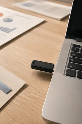 USB Drive Connected to Office Laptop