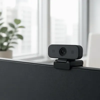 Modern Webcam for Video Conference Meeting