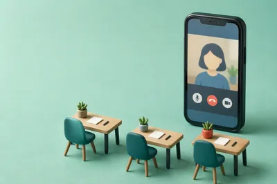 Remote Business Video Call Meeting Setup