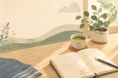 Mindful Tea Garden Business Workspace