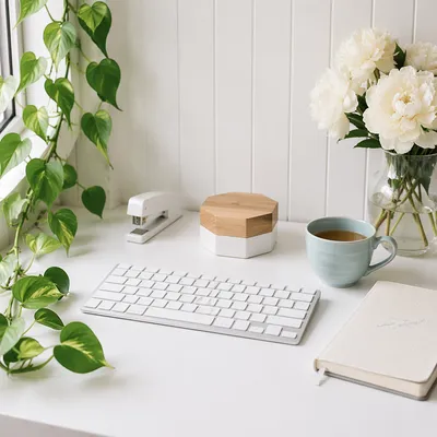Minimal Zen Desk for Calm Productivity