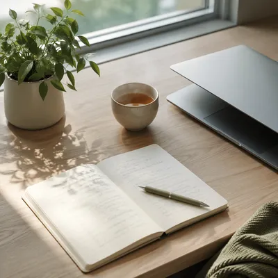 Minimal Zen Desk for Calm Productivity