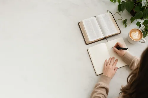 Bible Flatlay background 2