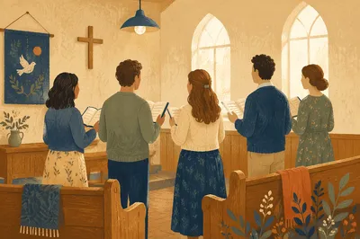 A Cappella Worship Harmony in Chapel