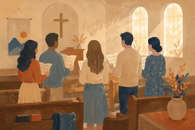 A Cappella Worship Harmony in Quiet Chapel