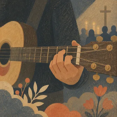 Acoustic Guitar Chord During Intimate Worship