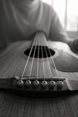 Close Up Acoustic Guitar Worship Moment