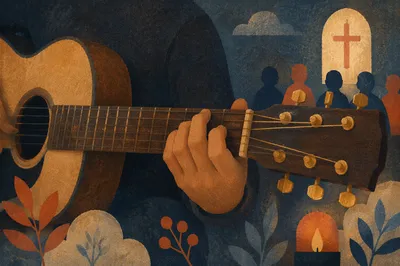 Acoustic Guitar Chord in Intimate Worship