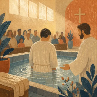 Reverent Adult Baptism in Modern Church