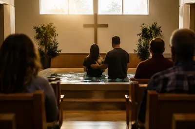 Adult Baptism in a Contemporary Church