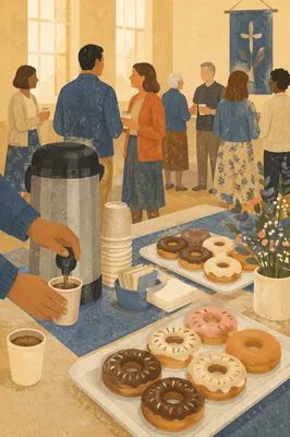 After Service Coffee and Donuts Fellowship