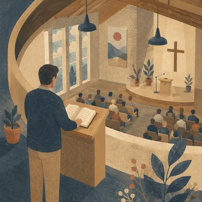 Associate Pastor Leading Wednesday Evening Service