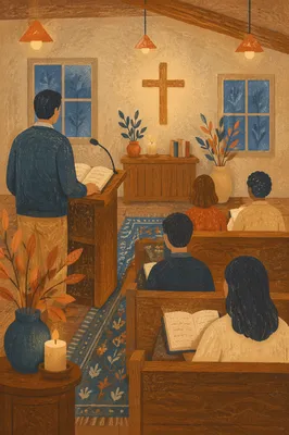 Associate Pastor Leading Wednesday Evening Service