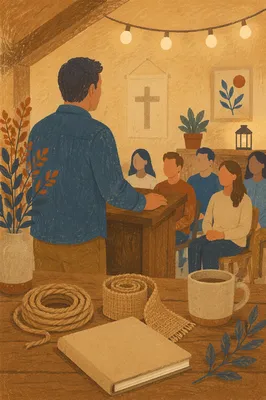 Associate Pastor Leading Wednesday Evening Service