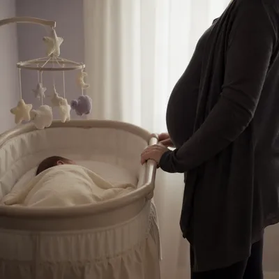 Peaceful Church Nursery with Baby Crib