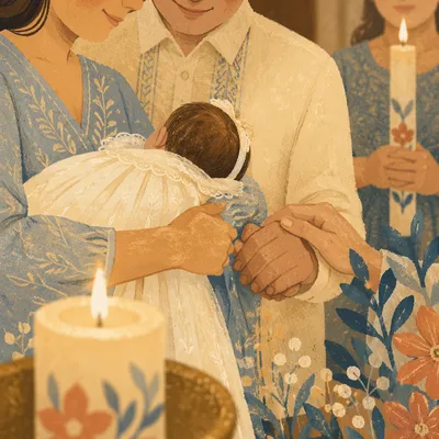 Tender Baptism Family Celebration in Chapel
