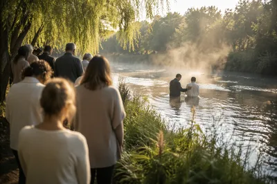 Outdoor River Baptism at Golden Dawn
