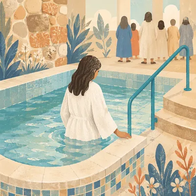Modern Church Baptism Pool Interior