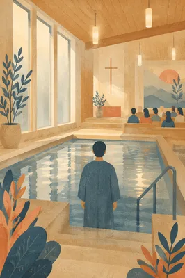 Modern Church Baptism Pool Interior