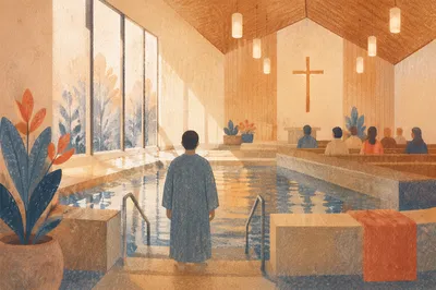 Modern Church Baptism Pool Interior