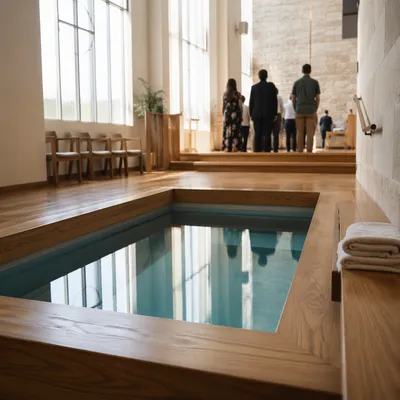 Modern Church Baptism Pool Interior