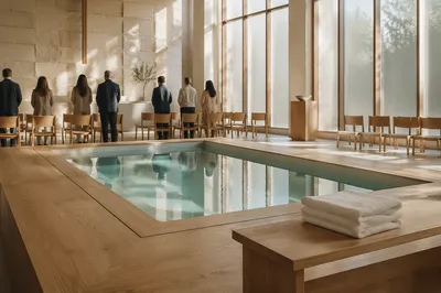 Modern Church Baptism Pool Interior