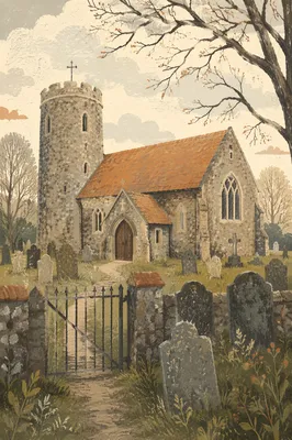 Historic Stone Parish Church Baptism Setting