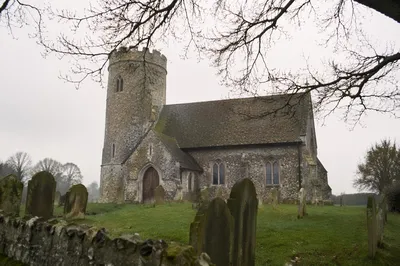 Traditional Stone Church Baptism Setting