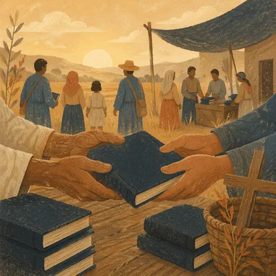 Rural Bible Distribution Mission Morning