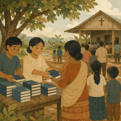Rural Mission Field Bible Distribution