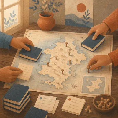 Bible Distribution Planning Over Coastal Mission Map
