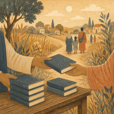 Bible Distribution in Rural Mission Field