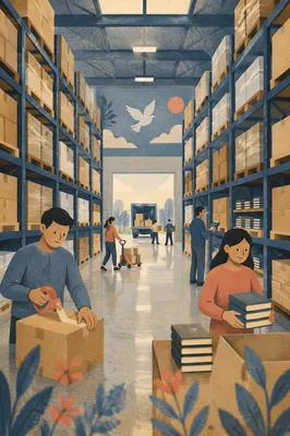 Bible Distribution Warehouse Mission Aisle