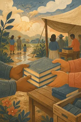Bible Distribution on Rural Mission Road