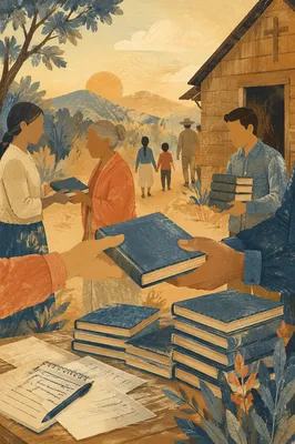 Rural Bible Distribution Mission Courtyard