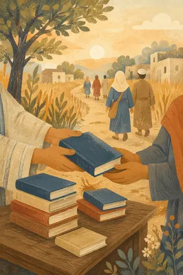 Bible Distribution in Rural Mission Field