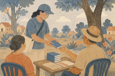 Quiet Village Bible Distribution Ministry Moment