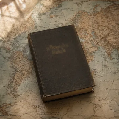 Bible on World Map for Missions
