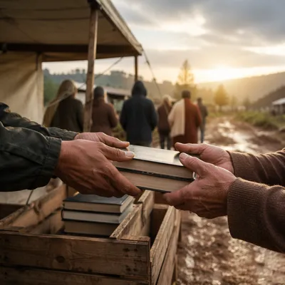 Bible Distribution in Rural Mission Field