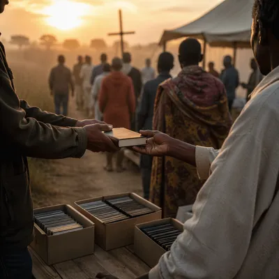 Dawn Bible Distribution Mission in Rural Field