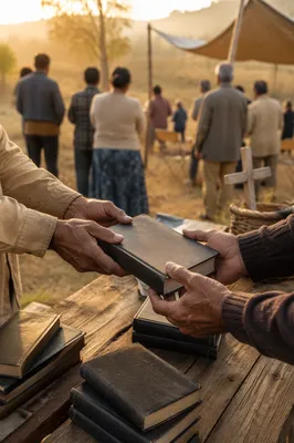 Bible Distribution in Rural Mission Field