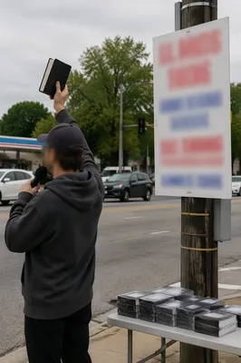 Roadside Bible Distribution Outreach Mission