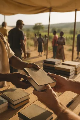Bible Distribution in Rural Mission Field