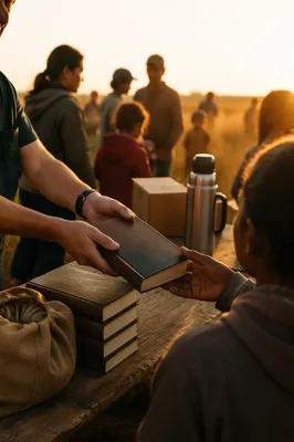 Bible Distribution at Rural Mission Outreach