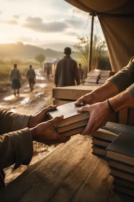 Bible Distribution in Rural Mission Field