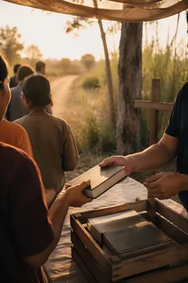 Bible Distribution Outreach in Rural Mission Field